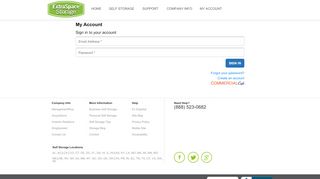
                            11. Self Storage - My Account | Extra Space Storage