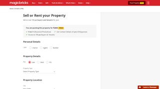 
                            2. Sell and Rent Your Property For Free on Magicbricks