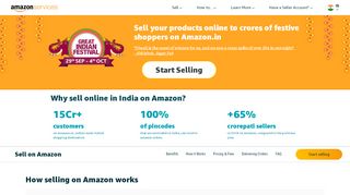 
                            3. Sell Online | Grow your Online Business | Sell on Amazon India