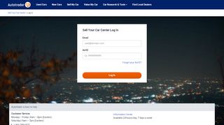 
                            7. Sell Your Car Center Log In – Autotrader