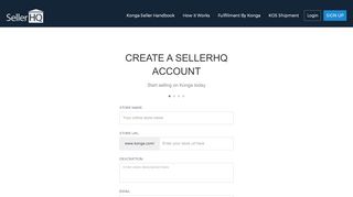 
                            3. Seller HQ - Register - Konga.com