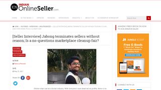 
                            6. [Seller Interview] Jabong terminates sellers without reason; Is a no ...