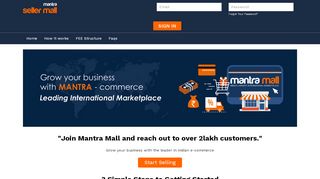 
                            3. Seller Login - mantramall.com