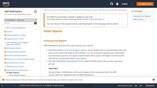 
                            5. Seller Reports - AWS Marketplace - AWS Documentation