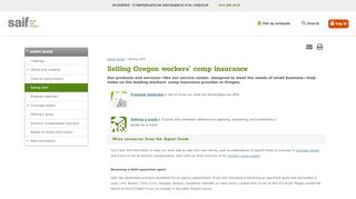 
                            5. Selling SAIF Oregon Workers' Compensation Insurance