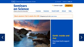 
                            3. Seminars on Science: Online Courses for Educators | AMNH