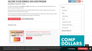 
                            2. Seminole Wild Card Rewards Program | Seminole Casino ...