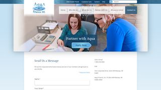 
                            7. Send a Message | Aqua Finance