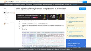 
                            9. Send a post login from java code and get cookie ...