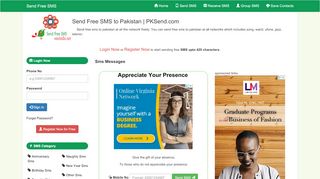 
                            2. Send free Sms Messages [Urdu/English/Hindi] - smsurdu.net