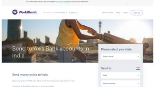 
                            11. Send Money to India Axis Bank Online | WorldRemit