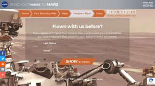 
                            7. Send Your Name to Mars: Mars 2020 - mars.jpl.nasa.gov