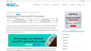 
                            5. Sending Email via Telnet Using SMTP Authentication ...