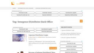 
                            11. Senegence Distributor Back Office | Lipsense Distributor Login