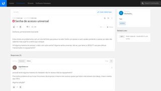 
                            6. Senha de acesso universal | Ubiquiti Community