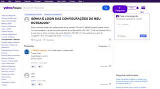 
                            3. SENHA E LOGIN DAS CONFIGURAÇÕES DO MEU ROTEADOR? | …