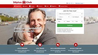 
                            1. Senior Dating for Singles over 50 at 50plus-Club.com
