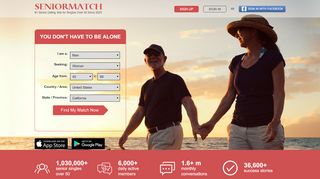 
                            6. SeniorMatch: Senior Dating Site for 50 Plus & Senior Singles