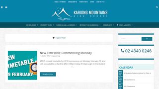 
                            1. Sentral – Kariong Mountains High School