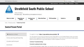 
                            8. Sentral Parent Portal - Strathfield South Public School