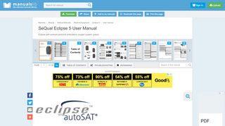 
                            8. SEQUAL ECLIPSE 5 USER MANUAL Pdf Download.