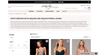 
                            3. Sequin Cocktail Dresses, Long Formal Gowns with Sequins