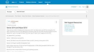 
                            6. Server 2016 and Wyse 5010 - Dell Community