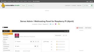 
                            8. Server Admin / Webhosting Panel for Raspberry Pi (Ajenti ...