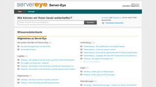 
                            4. Server-Eye: Support