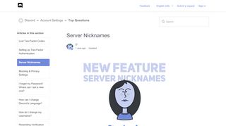 
                            1. Server Nicknames – Discord