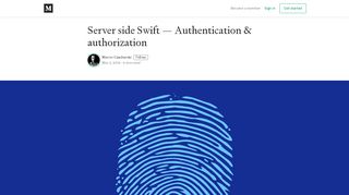 
                            4. Server side Swift — Authentication & authorization - Marcin ... - Medium