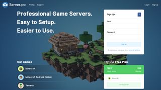 
                            6. Server.pro | Professional Game Server Hosting