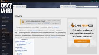 
                            9. Servers - DayZ Wiki