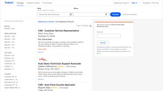 
                            8. Service Auto Glass Warehouse Jobs, Employment | Indeed.com