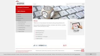 
                            1. Service - Deutsche Bausparkasse Badenia AG