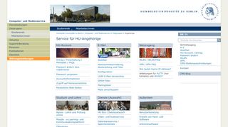 
                            5. Service für HU-Angehörige — Computer- und Medienservice