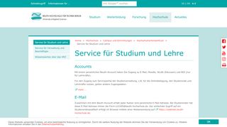 
                            2. Service für Studium und Lehre: Beuth Hochschule für Technik ...