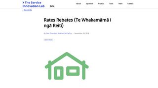 
                            4. Service Innovation Lab | Rates Rebates (Te Whakamāmā i ...