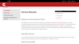 
                            2. Service Manuals - Channel One Portal - Cummins