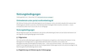 
                            2. Service-Portal des Beitragsservice von ARD, ZDF …