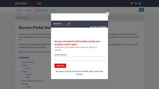 
                            7. Service Portal Documentation - ServicePortal.io