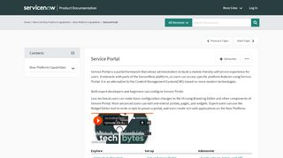 
                            4. Service Portal | ServiceNow Docs