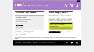 
                            3. Service Prépayé Koodo - Libre-service Koodo Prépayé