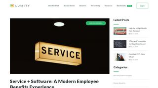 
                            4. Service + Software: A Modern Employee Benefits Experience - Lumity