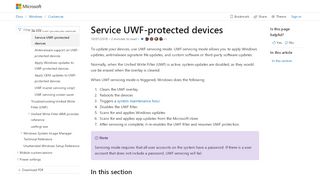 
                            6. Service UWF-protected devices | Microsoft Docs