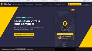 
                            2. Service VPN rapide et sécurisé | CyberGhost VPN