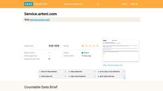 
                            7. Service.artoni.com: SERVIZI ON LINE