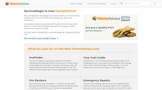 
                            3. ServiceMagic is Now HomeAdvisor | …