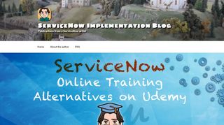 
                            9. ServiceNow Online Training Alternatives on Udemy – ServiceNow ...