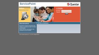 
                            9. ServicePoint: Login